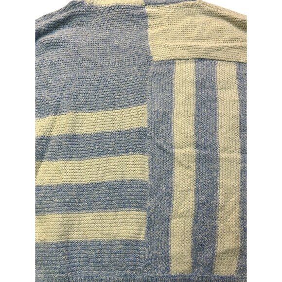 Harrington Square Silk & Angora Patchwork Sweater M - Picture 3 of 7